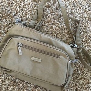 Taupe Baggallini Crossbody bag  like new